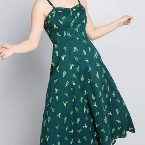 MedCloth cactus midi-dress